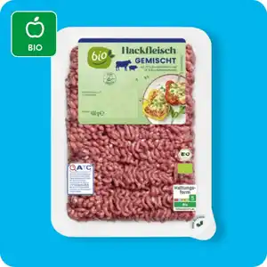BIO Bio-Hackfleisch, gemischt, Aus Rind- und Schweinefleisch