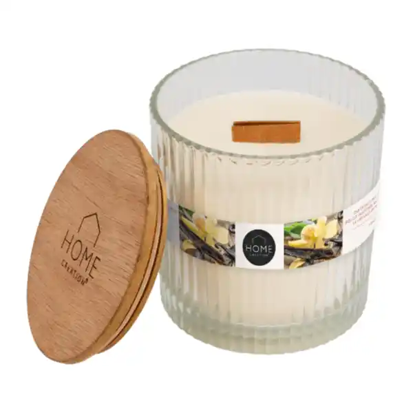 Bild 2 von Holzdocht-Duftkerze