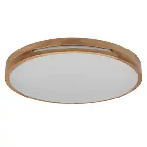 Osram LED Deckenleuchte Orbis Woodburry 30 cm 16W dimmbar Holzdekor