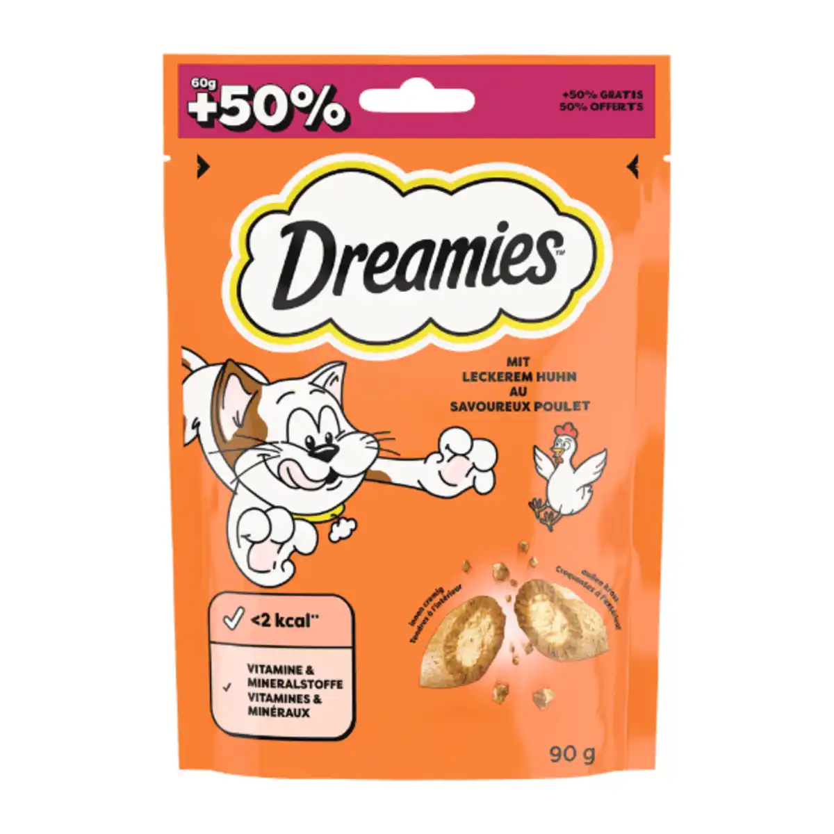 Bild 1 von WHISKAS Dreamies Huhn 90g