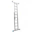 Bild 3 von Gerüstleiter mit Plattform, 3-in-1, klappbar, Tragfähigkeit 150 kg, Aluminium