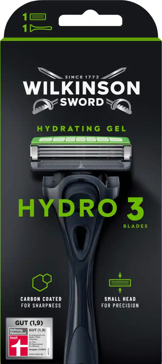 Bild 1 von WILKINSON SWORD Rasierer, Hydro 3, 1 St