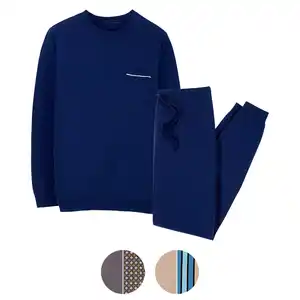 UP2FASHION MEN Herren Pyjama, Mercerisiert