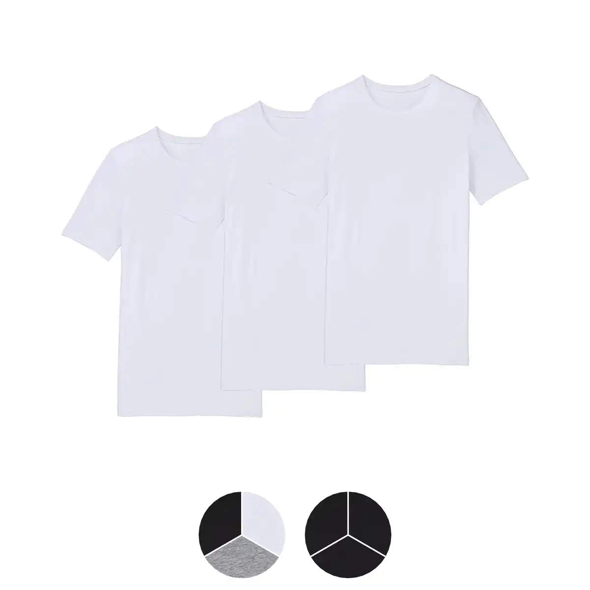 Bild 1 von UP2FASHION BASICS Herren Basic T-Shirt 3er-Set