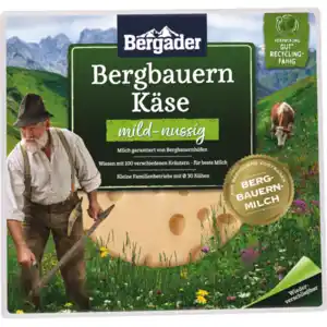Bergader Bergbauern Käse, Heumilchkäse oder Bergkäse