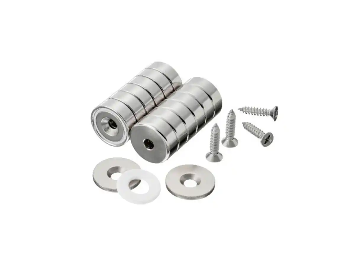 Bild 3 von PARKSIDE® Neodym-Magnete / Magnethalter mit Clip / Magnethaken / Ösenmagnete / Senkkopf-Topfmagnet-Set