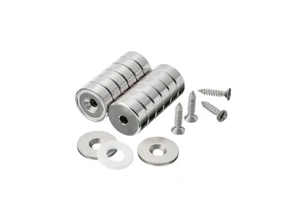 Bild 3 von PARKSIDE® Neodym-Magnete / Magnethalter mit Clip / Magnethaken / Ösenmagnete / Senkkopf-Topfmagnet-Set