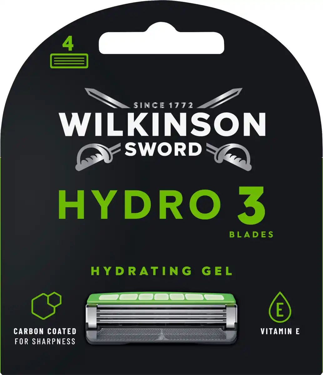Bild 1 von WILKINSON SWORD Rasierklingen, Hydro 3, 4 St