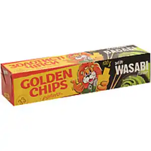 Knabbergebäck mit Wasabi-Geschmack, scharf