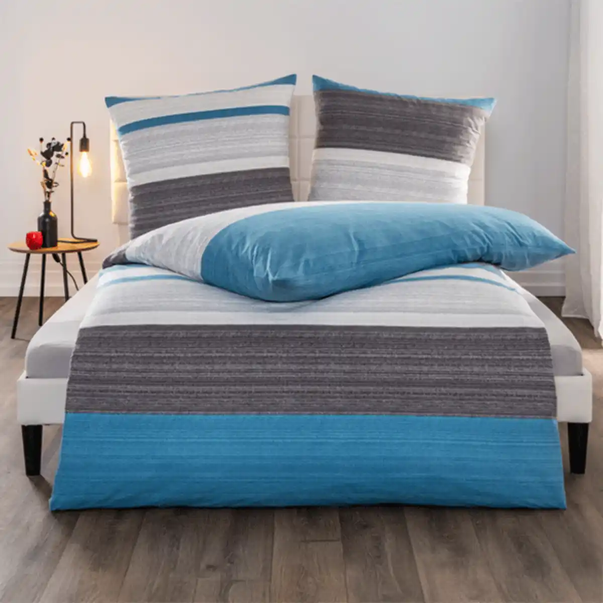 Bild 1 von Thermo-Fleece-Bettwäsche, ca. 135 x 200 / 80 x 80 cm