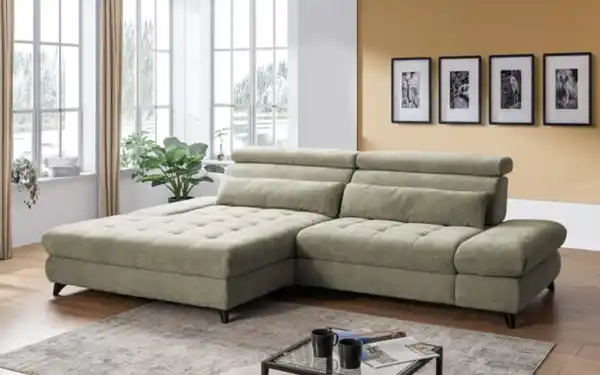 Bild 4 von Wohnlandschaft Carolina, lindgrün, inkl. Schwenkrücken