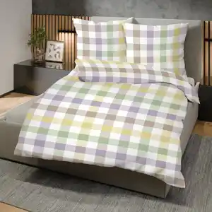 Seersucker-Bettwäsche-Garnitur in verschiedenen Designs