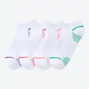 Damen-Sport-Sneaker-Socken mit Dehnungszone, 4er-Pack