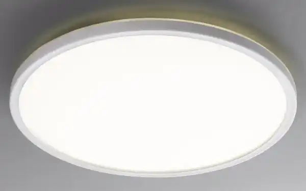 Bild 2 von LED-Deckenleuchte Plain, weiß/silber, 42 cm