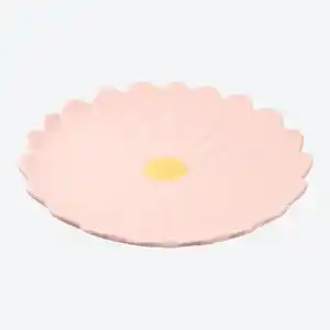 Teller im Blumendesign, Ø ca. 22,7 cm
