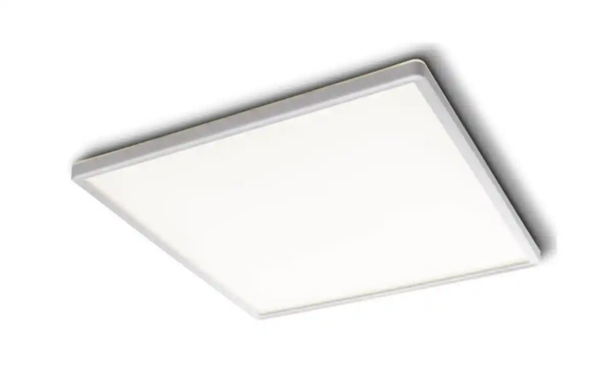 Bild 1 von LED-Deckenleuchte Plain, weiß/silber, 42 cm
