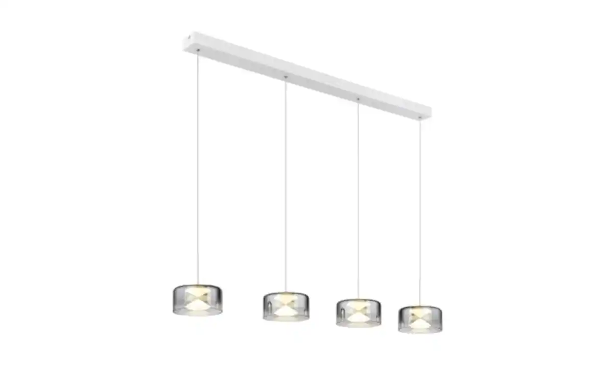 Bild 2 von LED-Pendelleuchte Belinda, weiß/rauchfarbig