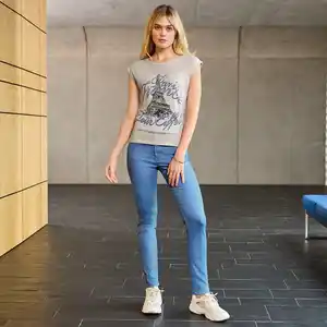 Damen-Jeans im 5-Pocket-Design, NKD-PARIS