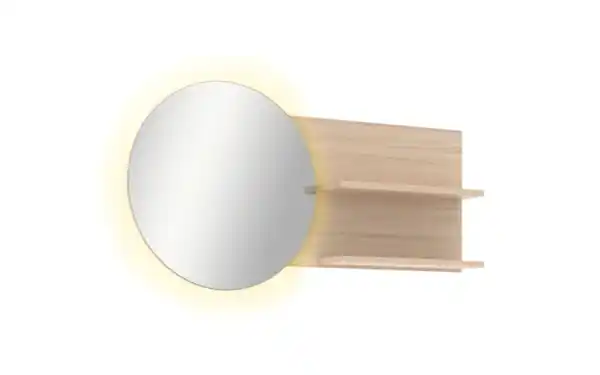 Bild 3 von Bali - Garderobenkombination II Pisa, Riva Eiche-Nachbildung/basalt, inkl. Sitzkissen