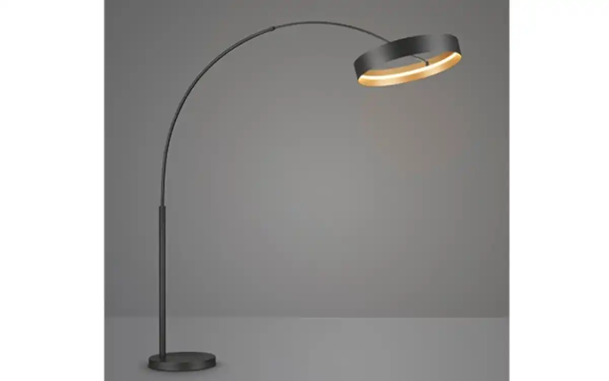 Bild 3 von LED-Bogenleuchte Loop, schwarz/gold, inkl. Ausziehfunktion