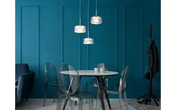 Bild 4 von LED-Pendelleuchte Belinda, weiß/rauchfarbig