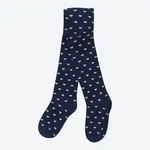 Kinder-Strumpfhose mit Herzchen-Motiv