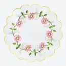 Bild 1 von Deckchen mit floraler Stickerei, Ø ca. 29 cm