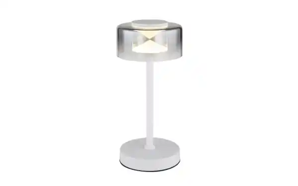 Bild 2 von LED-Tischleuchte Belinda, weiß/rauchfarbig