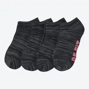 Damen-Sport-Sneaker-Socken, 4er-Pack