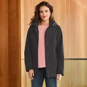 Damen-Jacke mit abnehmbarer Kapuze