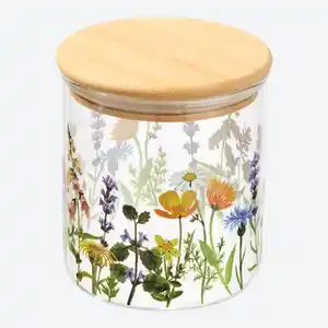 Vorratsglas mit Bambusdeckel in verschiedenen Größen