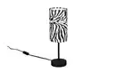Bild 2 von Tischleuchte Zebara, weiß/schwarz