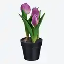 Bild 1 von Kunstblume Tulpe im Topf, Ø ca. 9, Höhe ca. 23 cm