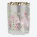 Bild 1 von Kerzenglas mit Blumen-Motiv