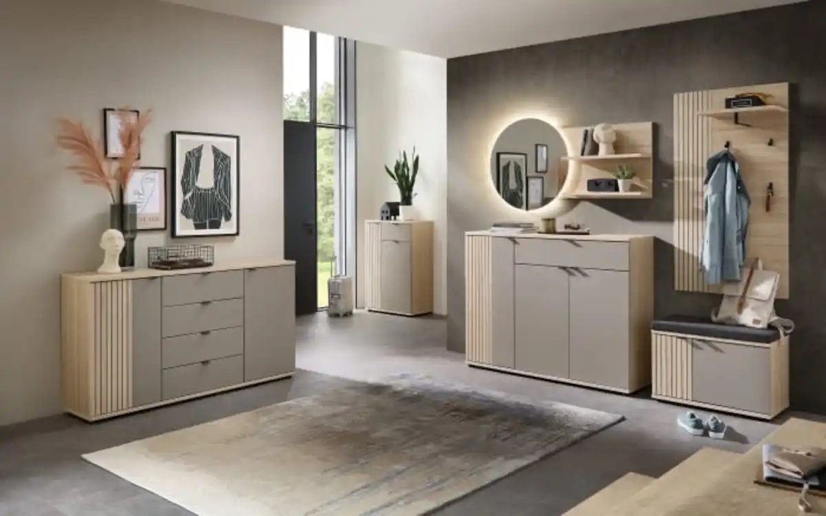 Bild 3 von Bali - Kommode Pisa, Riva Eiche-Nachbildung/basalt