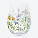 Bild 1 von Trinkglas mit Blumen-Motiv, 2er-Pack, ca. 400 ml