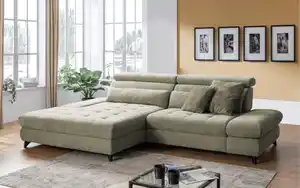 Wohnlandschaft Carolina, lindgrün, inkl. Schwenkrücken