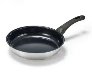 Profi-Edelstahl-Pfanne mit hochwertiger Keramikbeschichtung, Ø ca. 24 cm