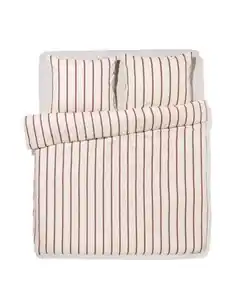 Bettbezug 240 × 200/220 cm, weiche Baumwolle, gestreift