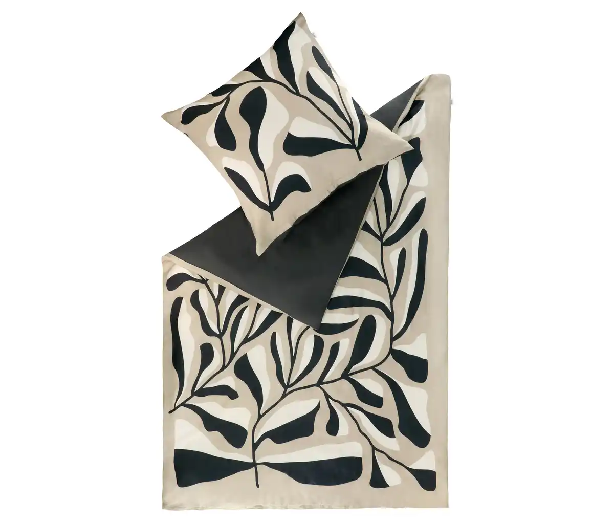 Bild 1 von SCHÖNER WOHNEN-Kollektion Bettwäsche »PLANT«, Normalgröße, grau