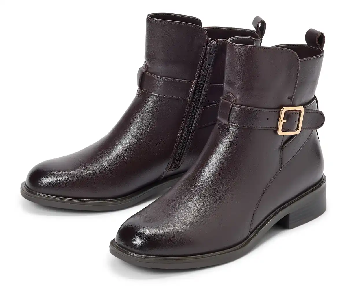 Bild 1 von Leder-Stiefeletten