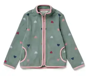 Kinder-Fleecejacke, Herzen