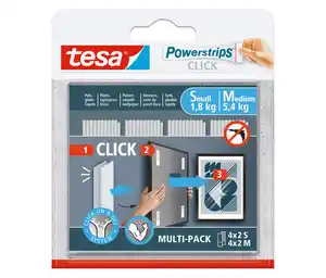 tesa Powerstrips Click, Combo-Set