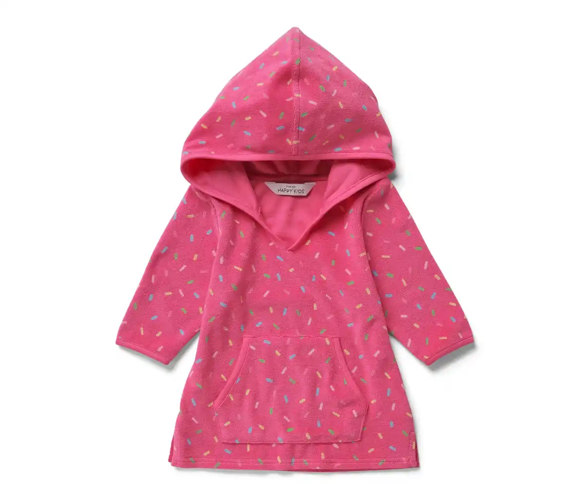 Bild 1 von Kinder-Frottierponcho, pink
