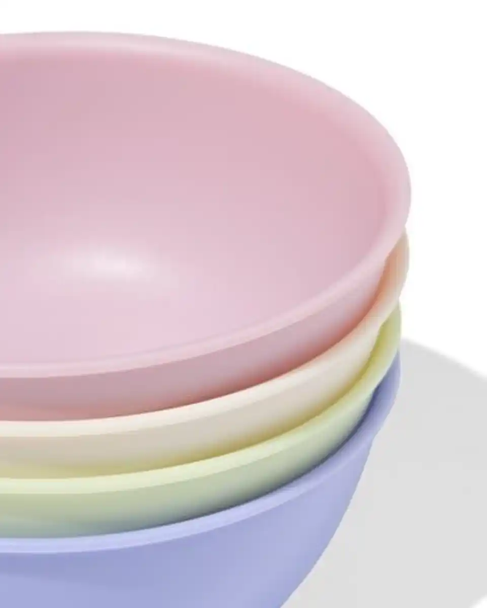 Bild 2 von Schalen 430 ml, Kunststoff, Pastell – 4 Stück
