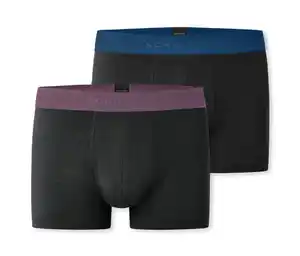 2 SCHIESSER Slipboxer long, schwarz