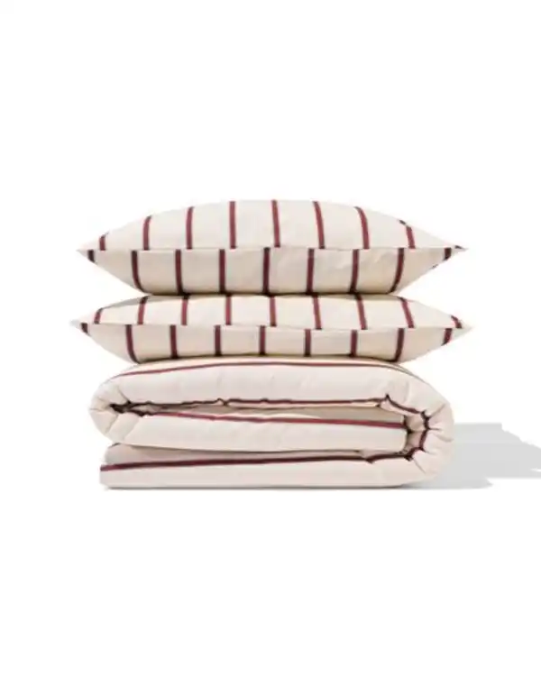 Bild 4 von Bettbezug 240 × 200/220 cm, weiche Baumwolle, gestreift