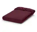 Bild 1 von Perkal-Spannbettlaken, bordeauxrot, Normalgröße
