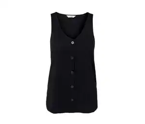 Top aus Modalmix, schwarz