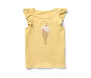 Kinder-Shirt mit Volantärmeln